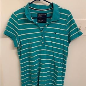 3 American eagle polos